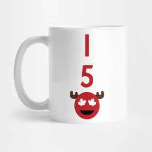 Canada 150 Emoji - Red Mug